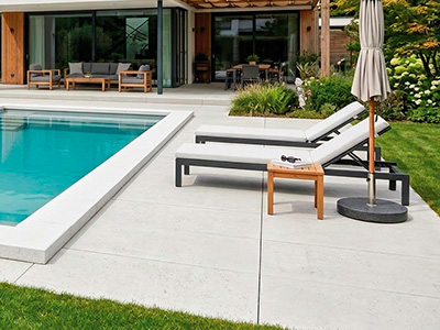 Betonplatten im privaten Bereich